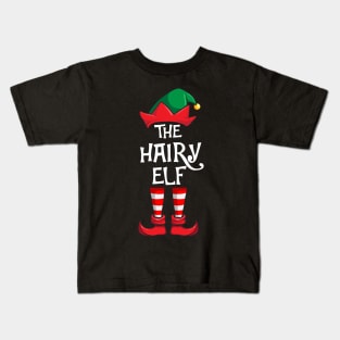 Hairy Elf Matching Family Christmas Kids T-Shirt